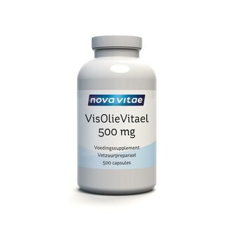 Visolie vitael 500 mg (zalmolie) Nova Vitae 500ca