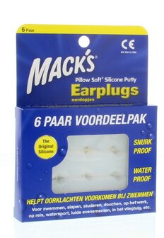 Earplugs Macks 6paar