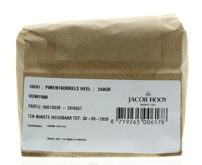 Pimentkorrels Jacob Hooy 250g