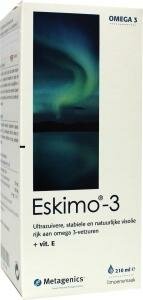 Eskimo 3 vloeibaar limoen Metagenics 210ml