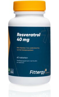 Resveratrol 40mg Fittergy 60tb