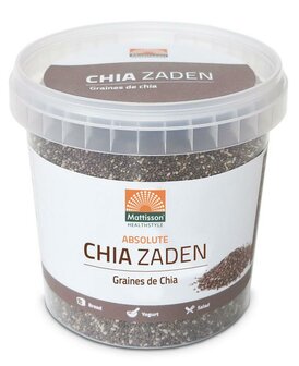 Absolute chia zaad raw Mattisson 500g