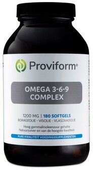 Omega 3-6-9 complex 1200 mg Proviform 180sft