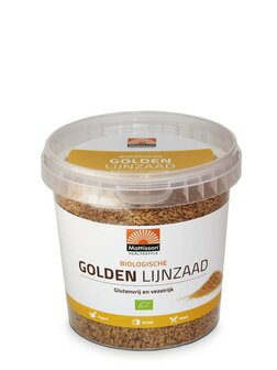 Golden lijnzaad omega 3 bio Mattisson 500g