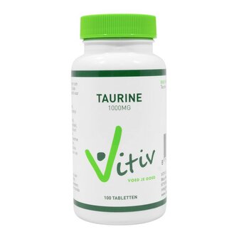 Taurine 1000mg Vitiv 100tb