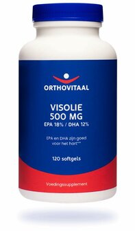 Visolie 500 mg EPA 18% DHA 12% Orthovitaal 120sft