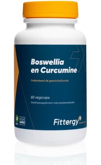 Boswellia en curcumine Fittergy 60ca