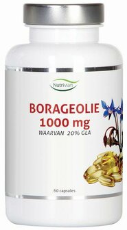 Borage olie 1000 mg Nutrivian 60ca