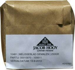 Melisseblad gemalen Jacob Hooy 250g