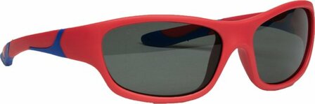 Zonnebril junior 3 - 8 jaar rood blauw Melleson Eyewear 1st