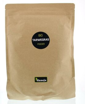 Tarwegras poeder bio Hanoju 1000g