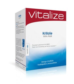 Krillolie 100% puur (MSC) Vitalize 180ca