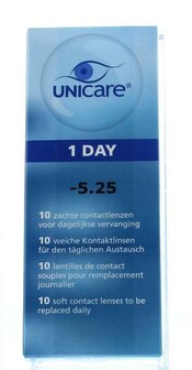 Daglens -5.25 Unicare 10st