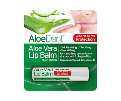 Aloe dent aloe vera lippenbalsem stick Optima 4g