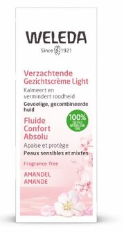 Amandel verzachtende gezichtscreme light Weleda 30ml