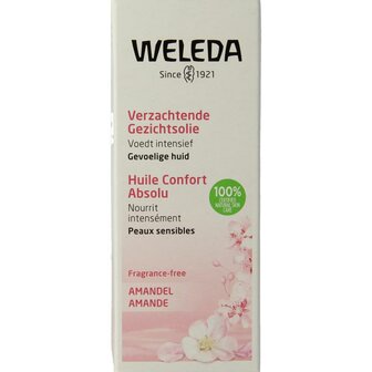 Amandel verzachtende gezichtsolie Weleda 50ml