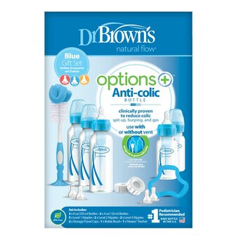 Giftset standaard fles blauw Dr Brown&#039;s 1set