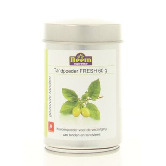 Supreme tandpoeder fresh Holisan 60g