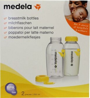 Melkfles 250ml Medela 2st