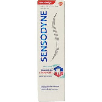 Tandpasta sensitivity &amp; gum extra fresh Sensodyne 75ml