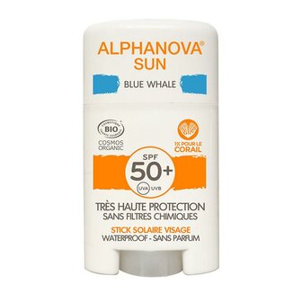 Sun stick SPF50+ face blue Alphanova Sun 12g