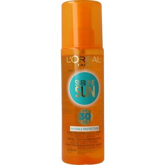 Sublime sun invisible protect SPF30 Loreal 200ml