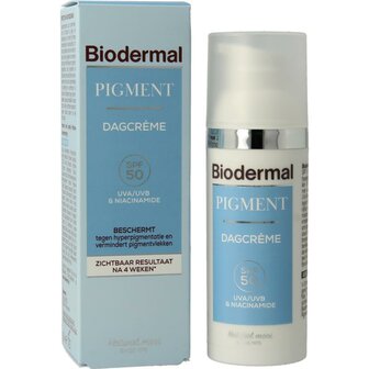 Dagcreme anti-pigment SPF50 Biodermal 50ml