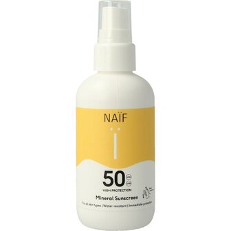 Zon spray SPF50 Naif 100ml