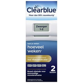 Wekenindicator Clearblue 2st