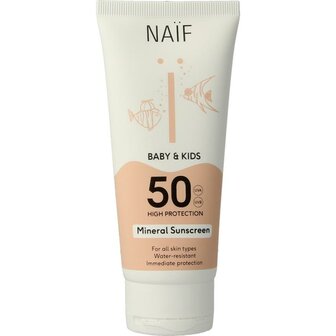 Zon baby &amp; kids creme SPF50 Naif 100ml