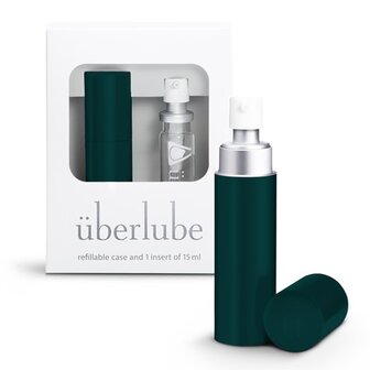 Good to go groen velvet chaise Uberlube 15ml